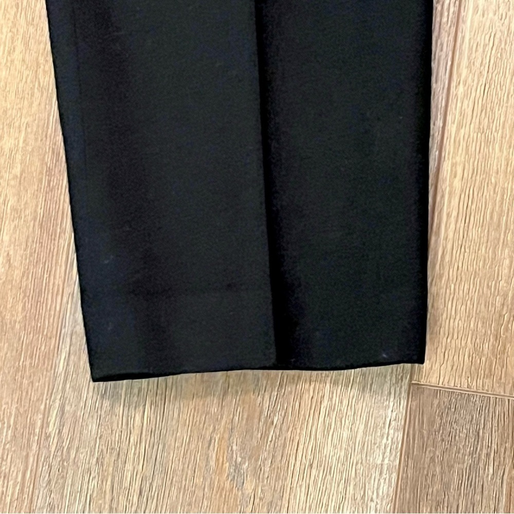 Vtg KORET Wool Pants Women’s Petites 26x28 Black Straight Leg Pockets Lined - Picture 3 of 15